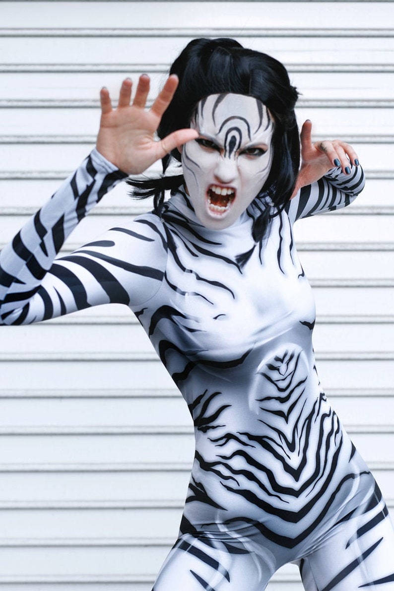 Adult Zebra Costume Halloween Costume Womens Plus Size Etsy