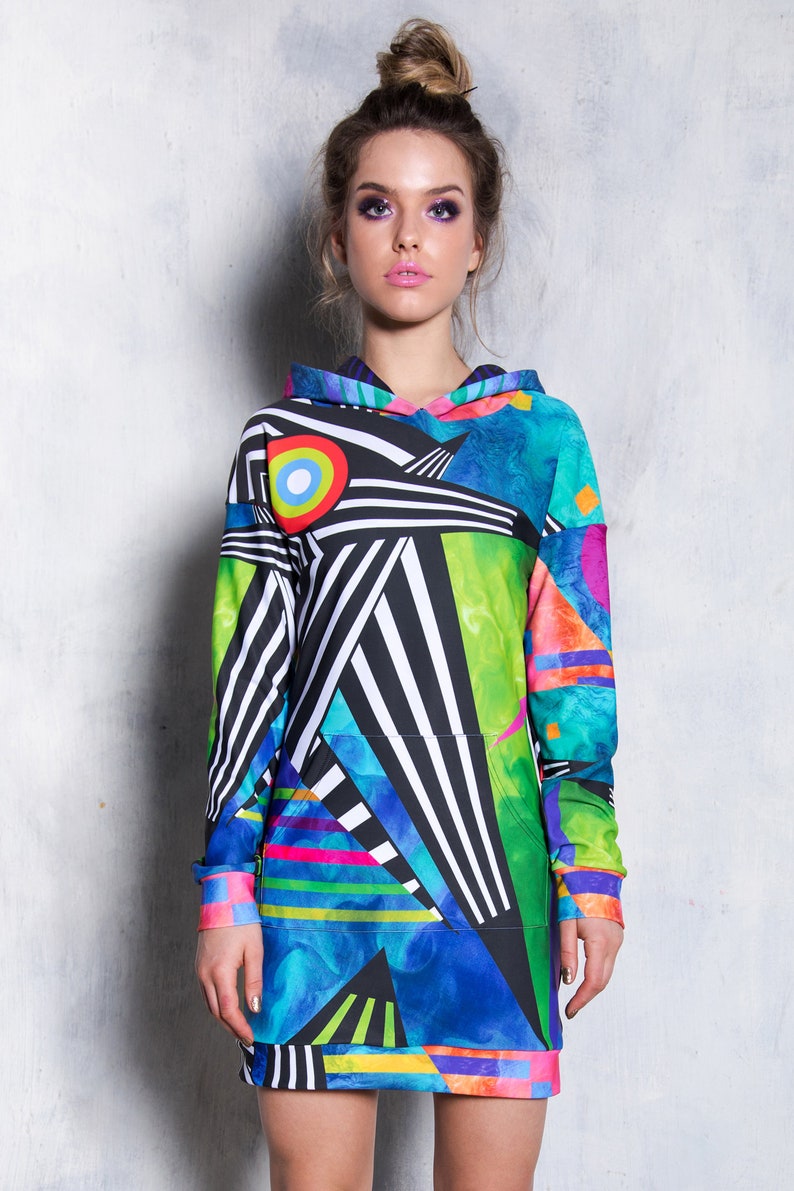 Festival Hoodie Hoodies for Women Psychedelic Clothing Etsy UK