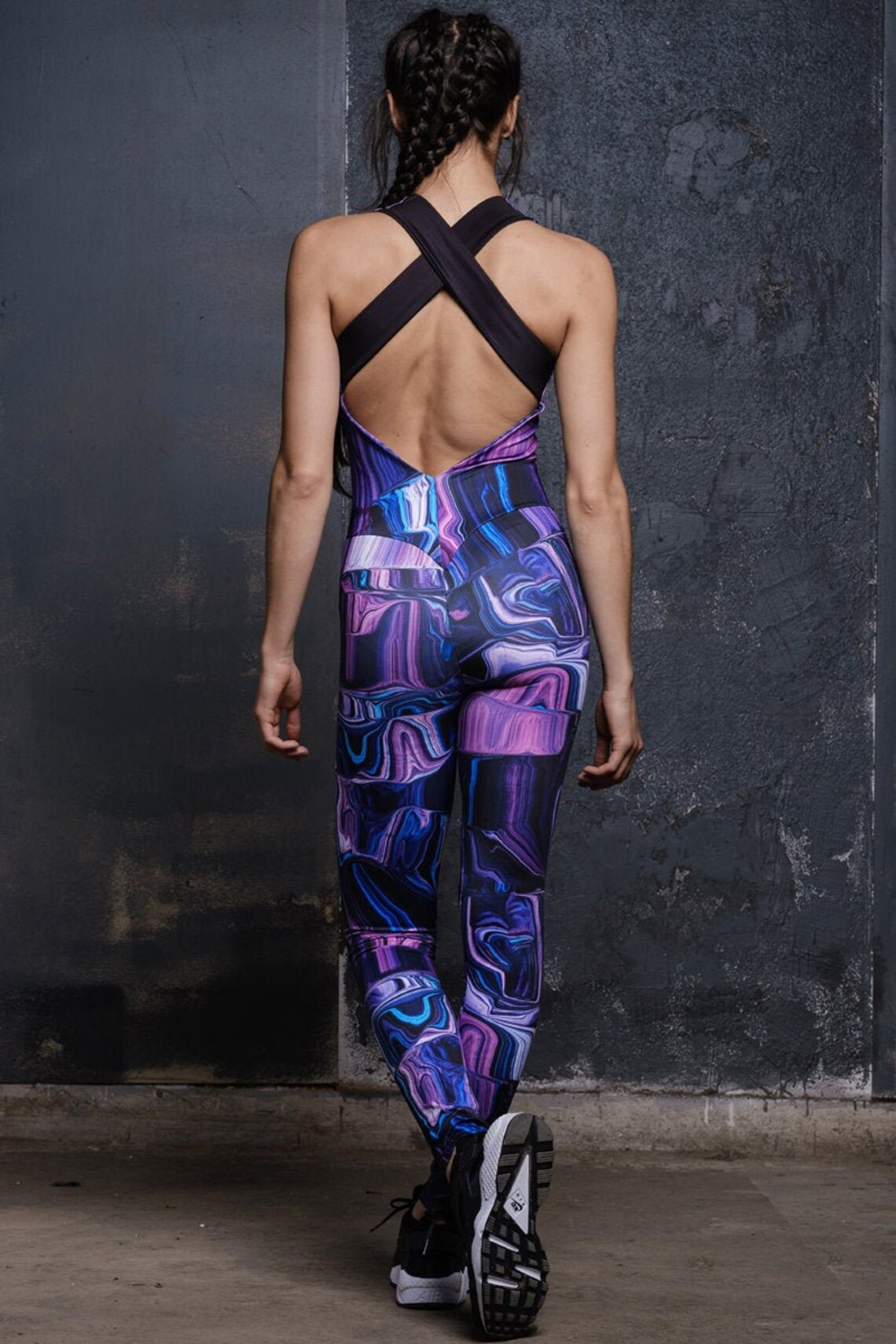 Purple Unitard costume sexy pour femmes vêtements de pole Etsy France