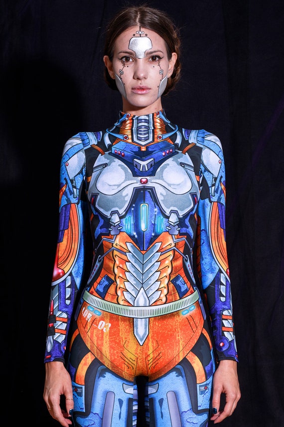 Robot Costume sexy Halloween costume adult women Halloween Etsy