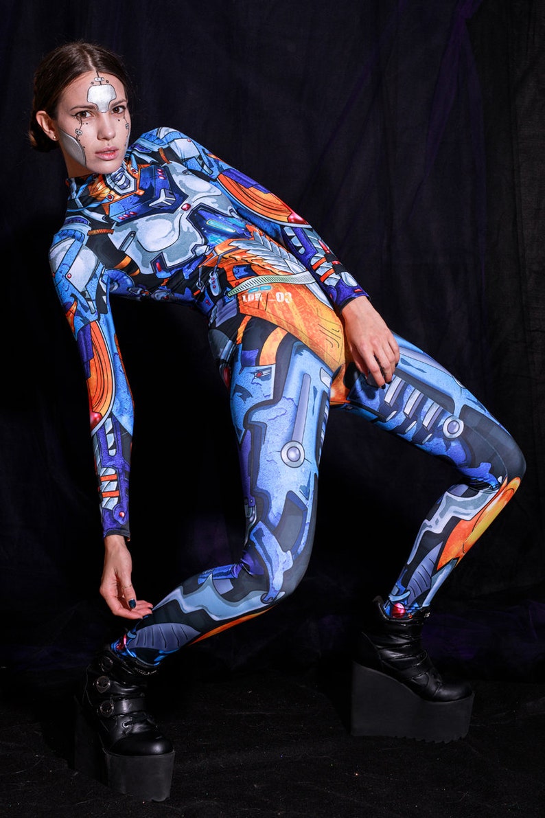 Robot Costume sexy Halloween costume adult women Halloween Etsy