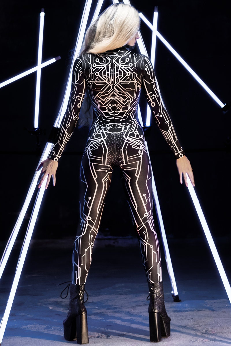 Circuit Board Halloween Costume, Sci Fi Costume, Cyberpunk Halloween ...
