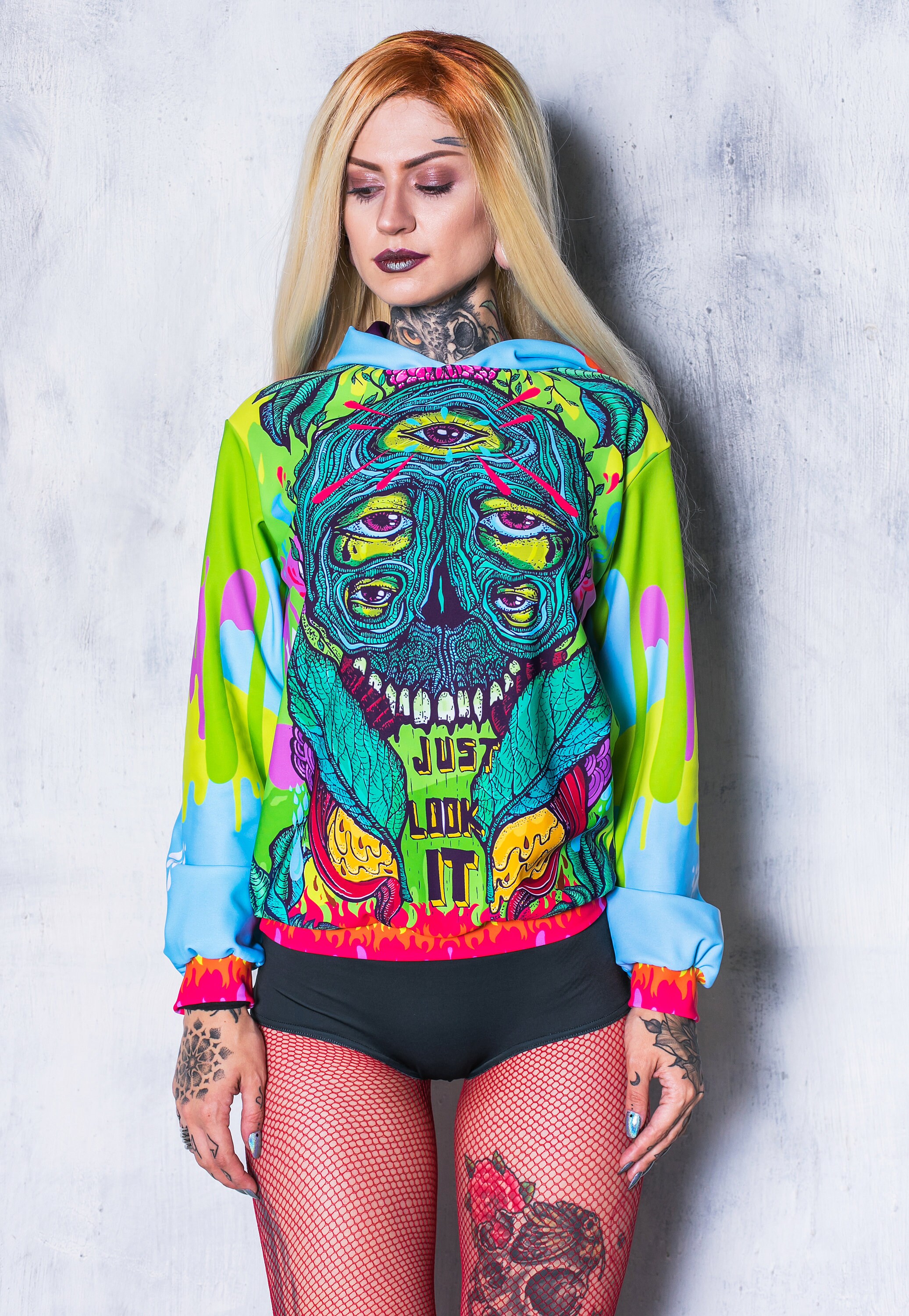 Psychedelic hoodie Etsy Italia