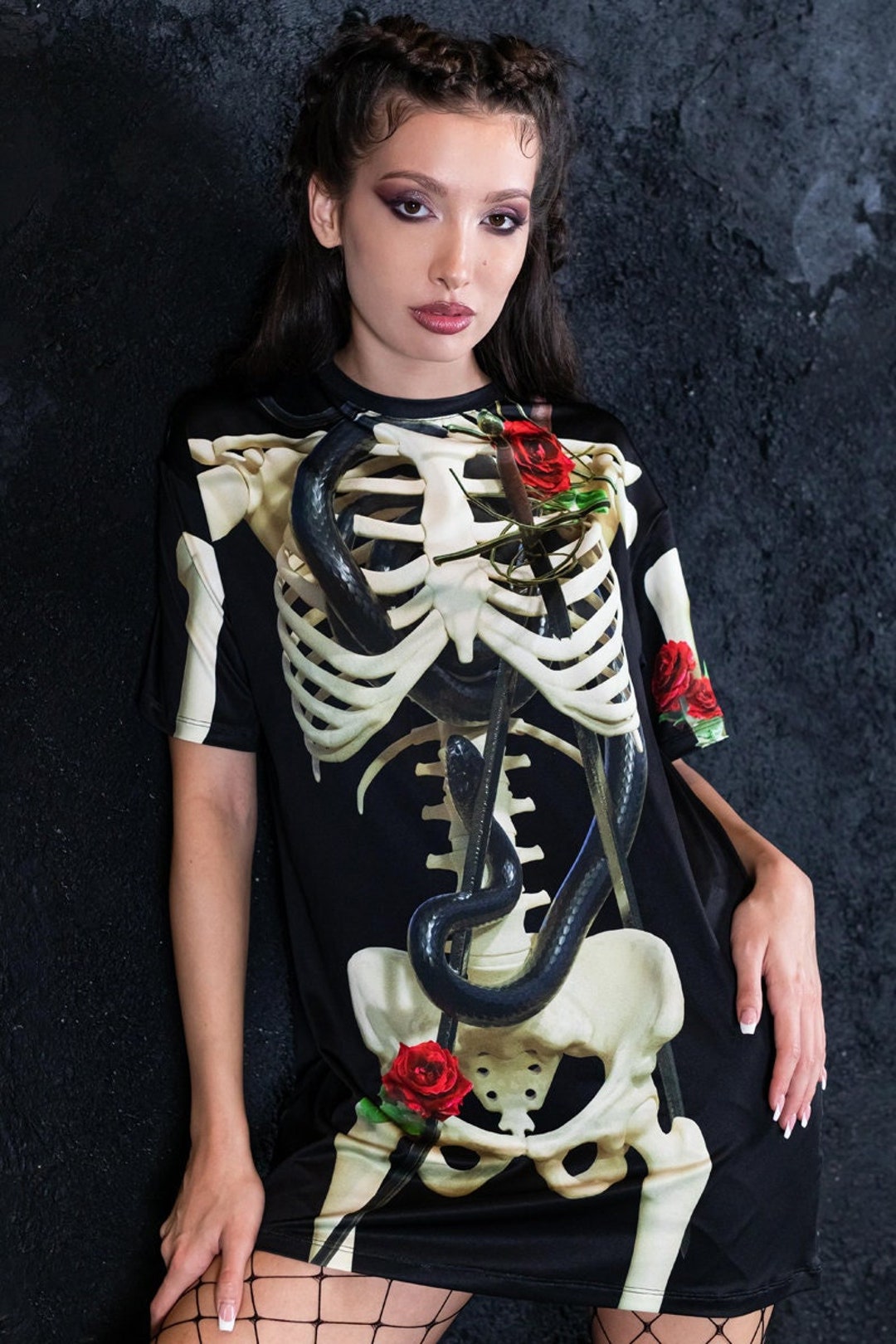 Halloween Skeleton T-Shirt Costume