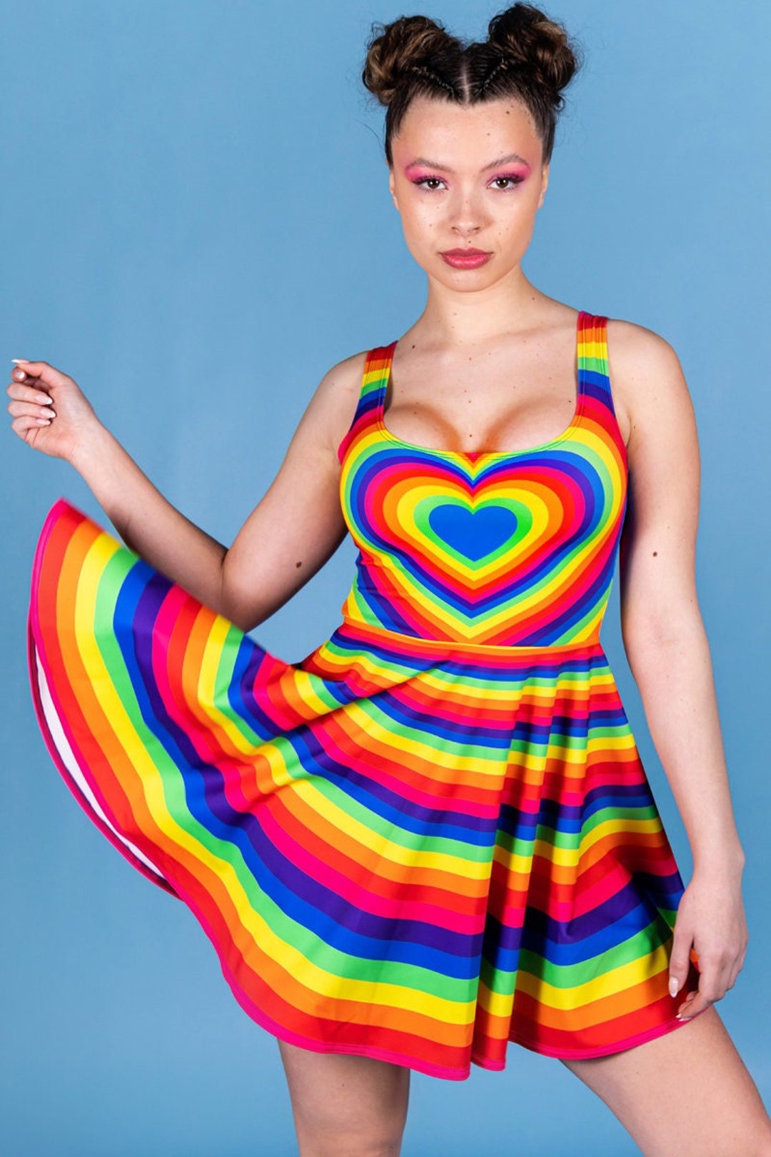 rainbow dress