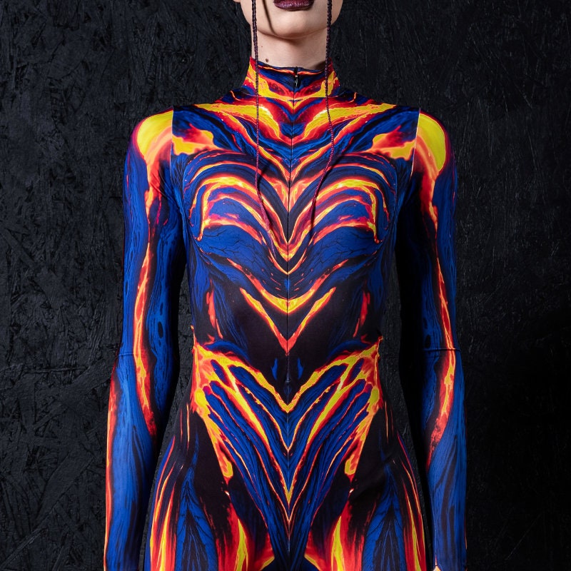 Sexy Fire Woman Costume - Etsy