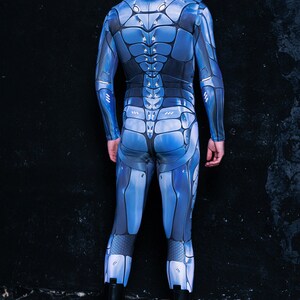 Robot Halloween Costume For Men Back View