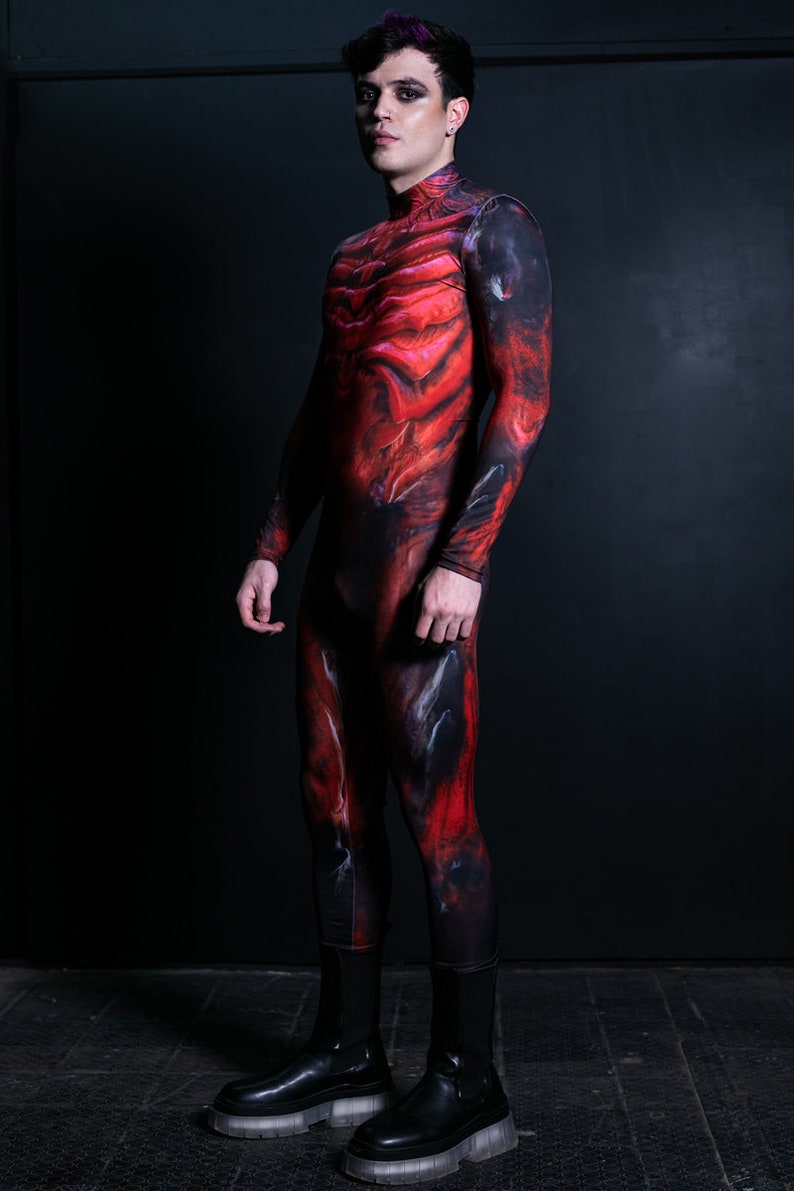 Demon Costume for Men Male Halloween Costume Devil Cosplay - Etsy