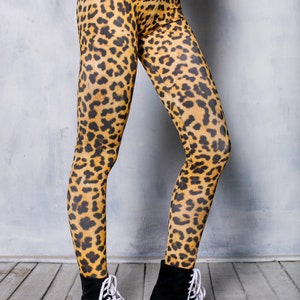 Leopard Leggings Set For Women Side View