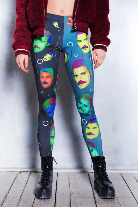 Freddie Leggings , Printed Leggings, Funky Leggings, Festival