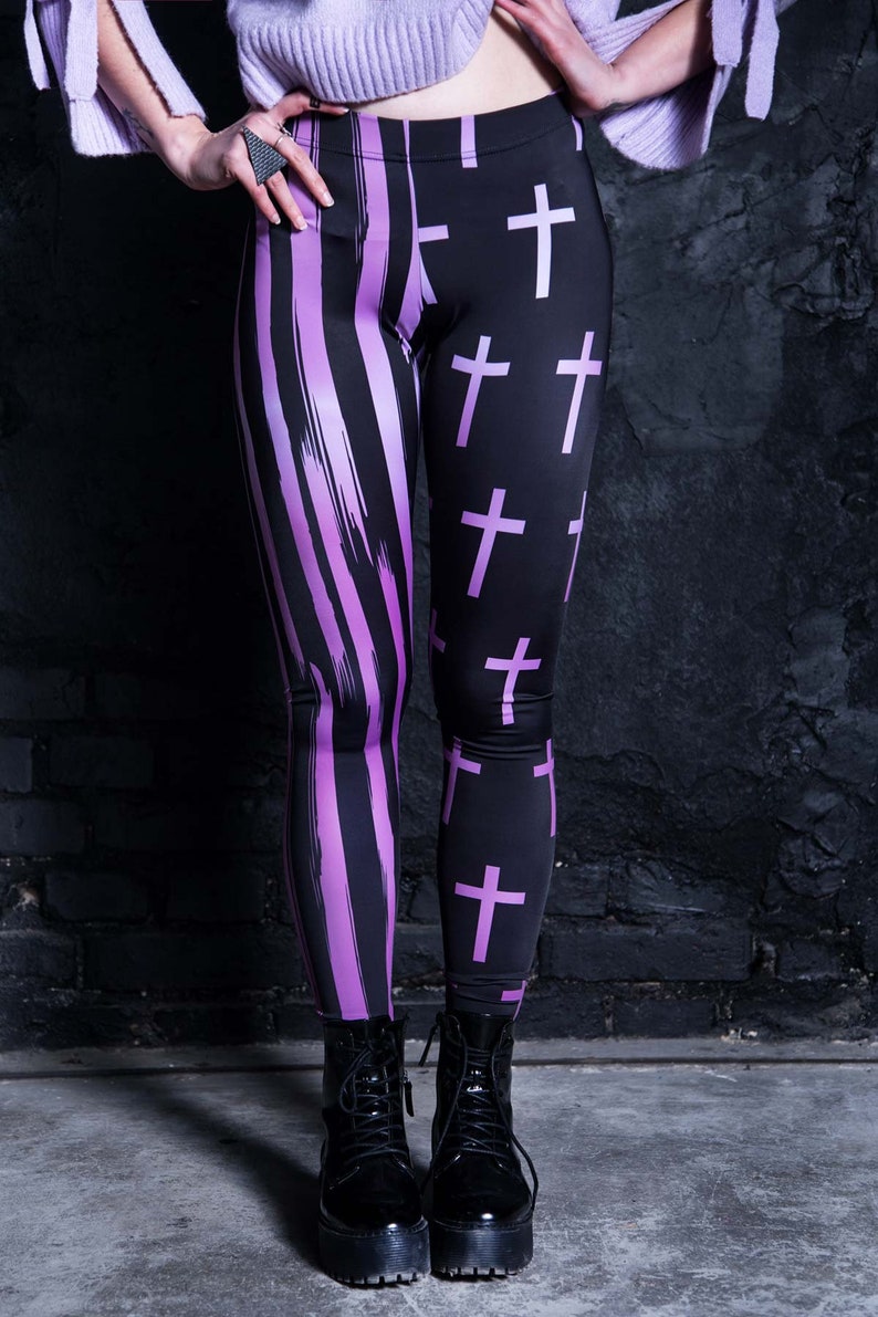 Pastel Goth Leggings Pastel Goth Clothing Harajuku Clothing Etsy Canada