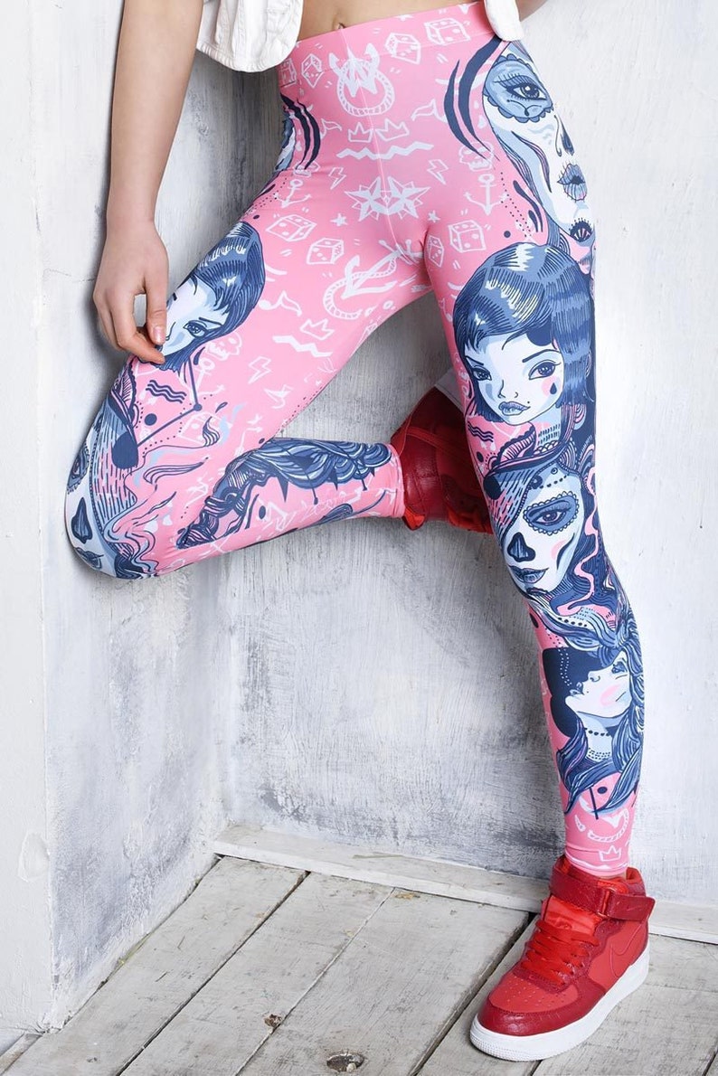 Sugar Skull Leggings kawaii outfit