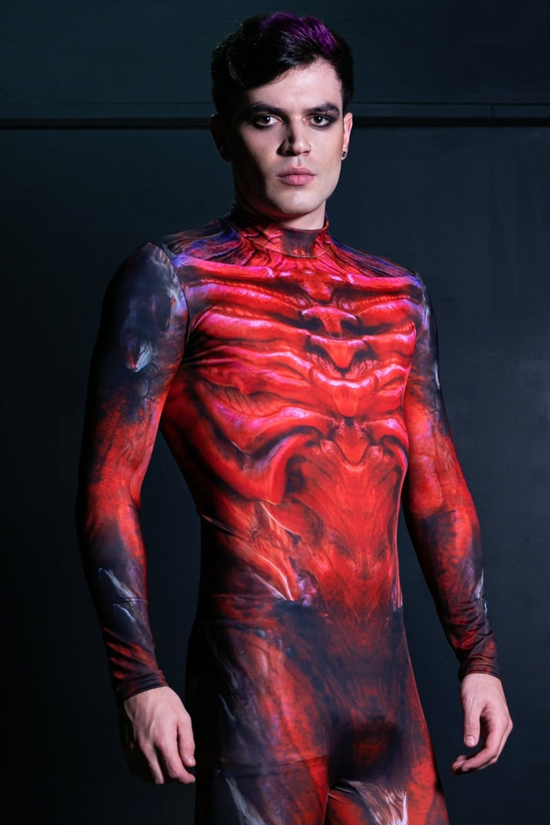 Demon Costume for Men, Male Halloween Costume, Devil Cosplay Costume ...