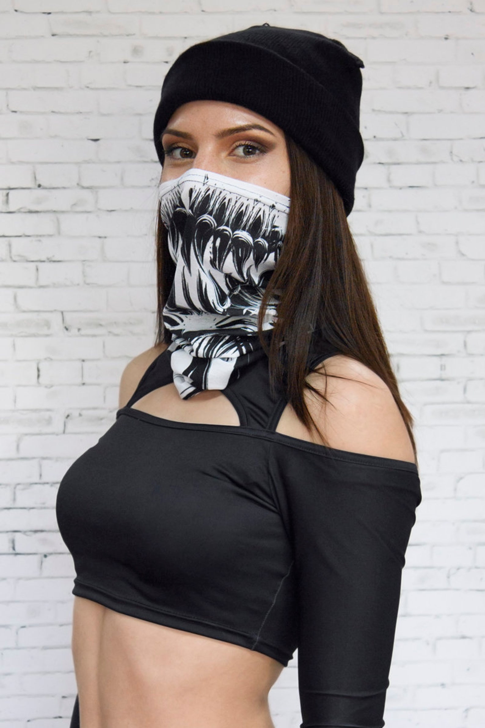 Teeth Neck Gaiter Neck Gaiter for Men Halloween Neck Gaiter Etsy