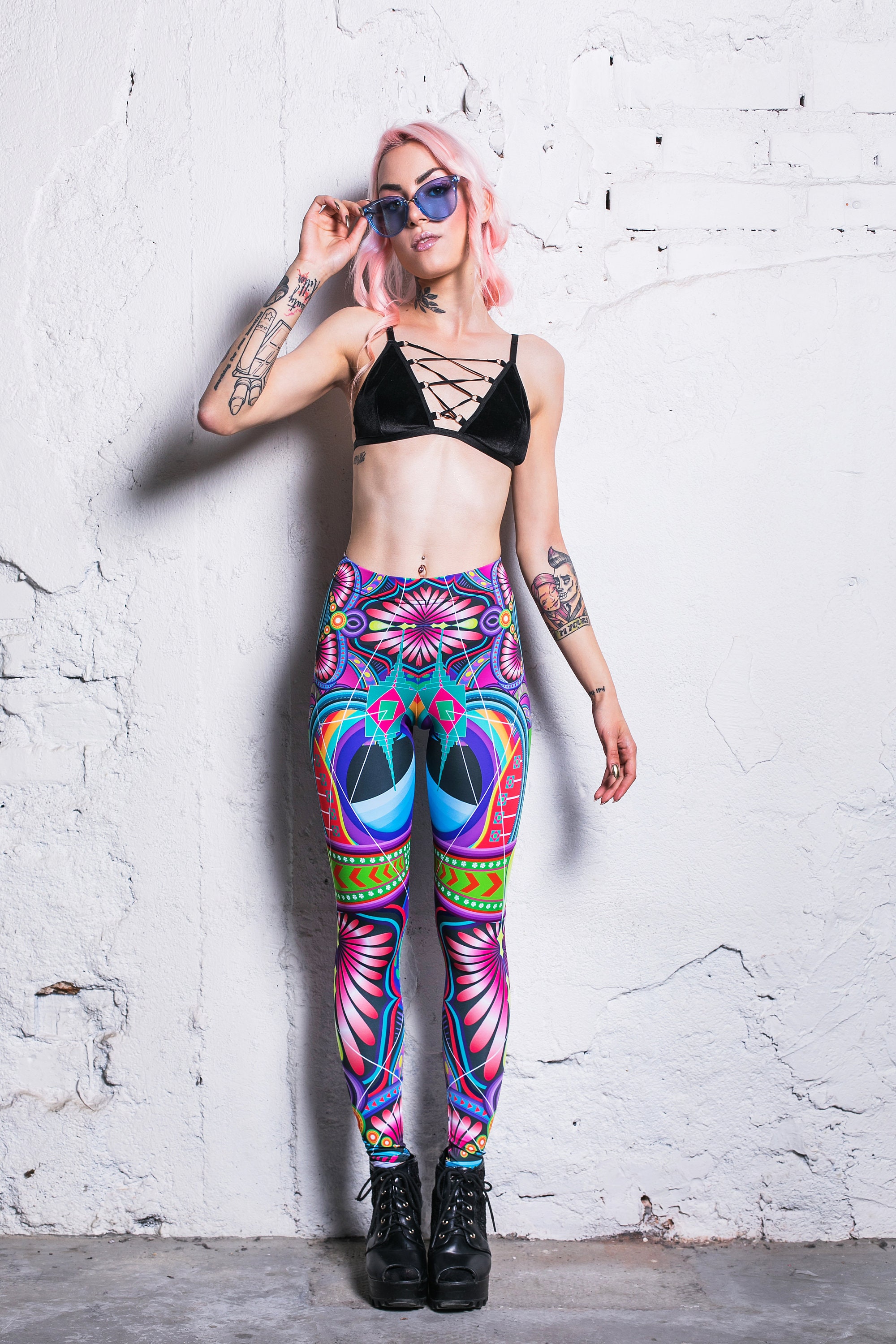 Sunflower Psychedelic Women's Leggings