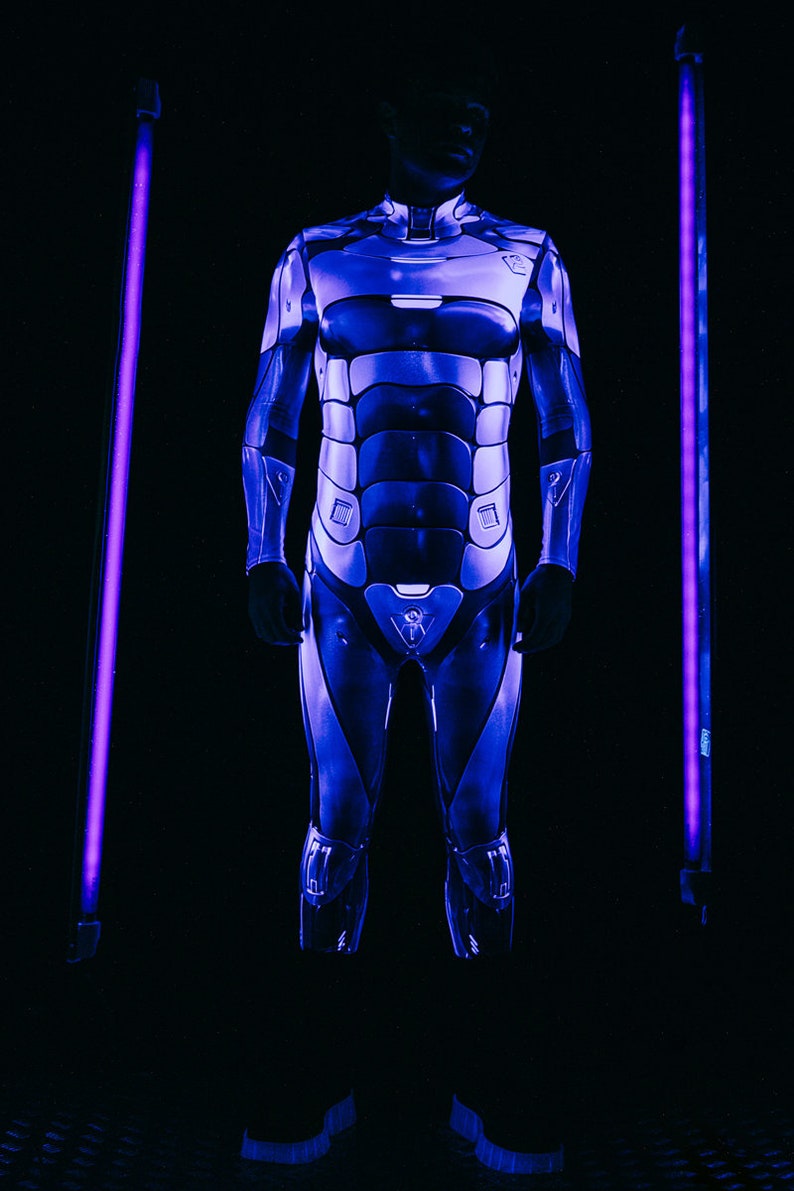 Robot Halloween Costume For Men Full View