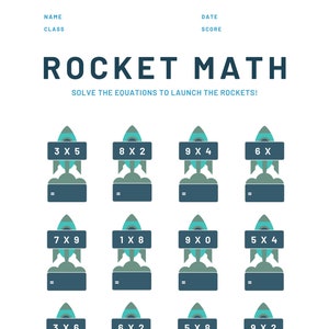 Printable Math Worksheets **DIGITAL**
