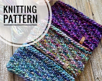 Aspire Headwrap/Earwarmer - Knit Pattern - PDF FILE ONLY