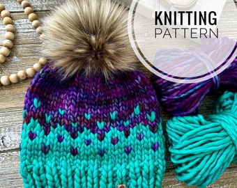 Primaveral Beanie - Knit Pattern - PDF FILE ONLY