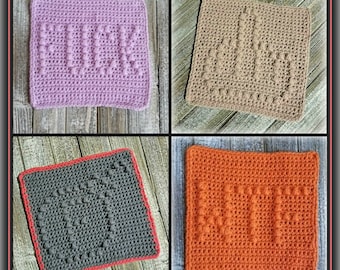 F Word Bundle - Dishcloth Patterns - Pdf File Only