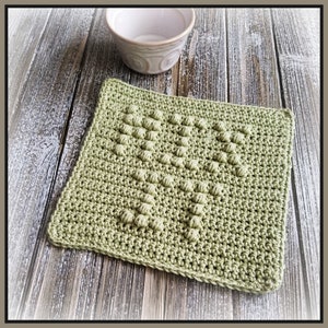 MIX IT Crocheted Dishcloth Pattern - PDF File Only