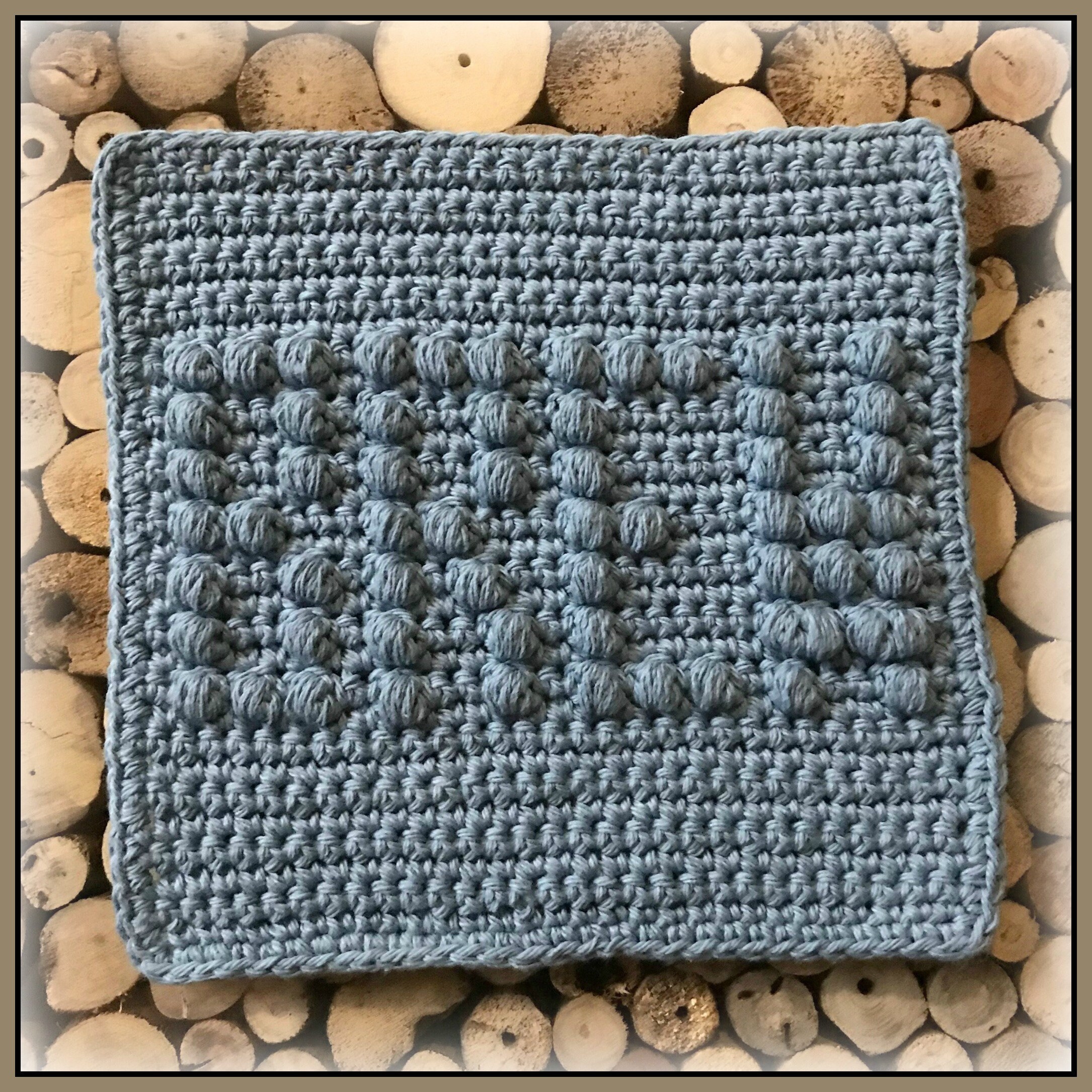 Dish Script Crochet Pattern Brew - Crocheted Dishcloth Pattern - PDF File Only - Etsy