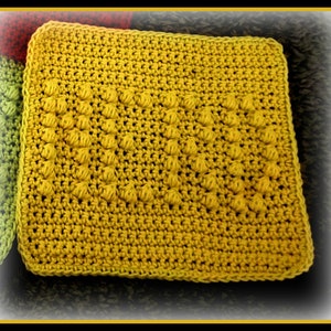 NERD Crocheted Dishcloth Pattern - PDF File Only