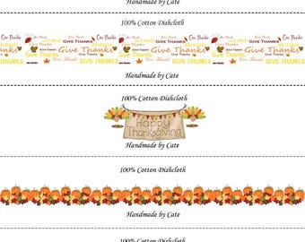 Gobble Til You Wobble Labels/Wrappers - PDF FILE ONLY