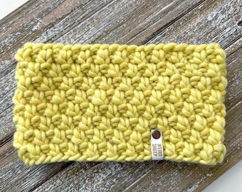 Merino Wool Knit Headband - Sunshine