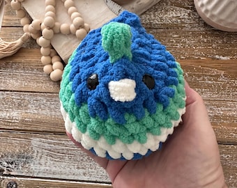 Canucks Chenille Chicken Plushie | Emotional Support Chicken | Vancouver