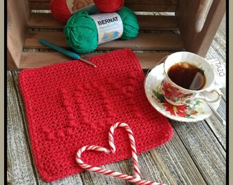 JOY Crocheted Dishcloth Pattern - PDF File Only