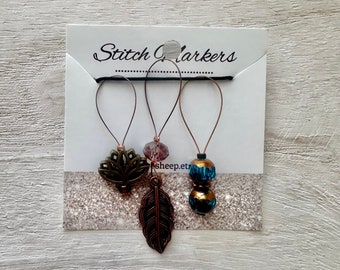 Stitch Marker Set | Knitting Tool | Handmade | Accessory | Maker Tool | Craft Supplies | 15