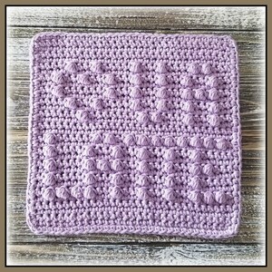 Love U A Latte - Virkad disktrasamönster - Endast PDF-fil