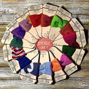 Personalized Cup Cozy Sleeve - PDF FILE ONLY