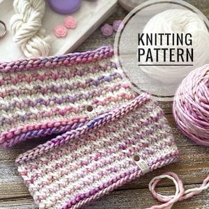 Gala Headwrap/Earwarmer - Knit Pattern - PDF FILE ONLY