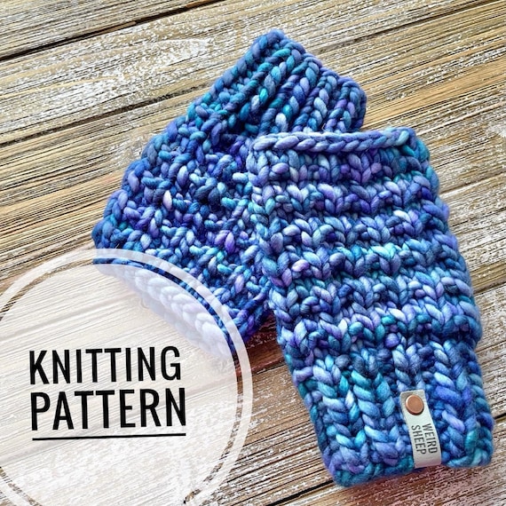 Gala Fingerless Mittens - Knit Pattern - PDF FILE ONLY