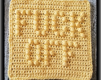 F*CK OFF Crocheted Dishcloth Pattern - PDF File Only