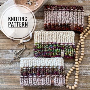 Eco Headband Knitting Pattern – Super Bulky Yarn (PDF Pattern)