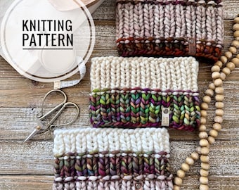 Eco Headband Knitting Pattern – Super Bulky Yarn (PDF Pattern)