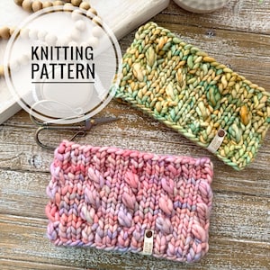Bubble Wrap Headband Earwarmer Knit Pattern Knitting - PDF FILE ONLY