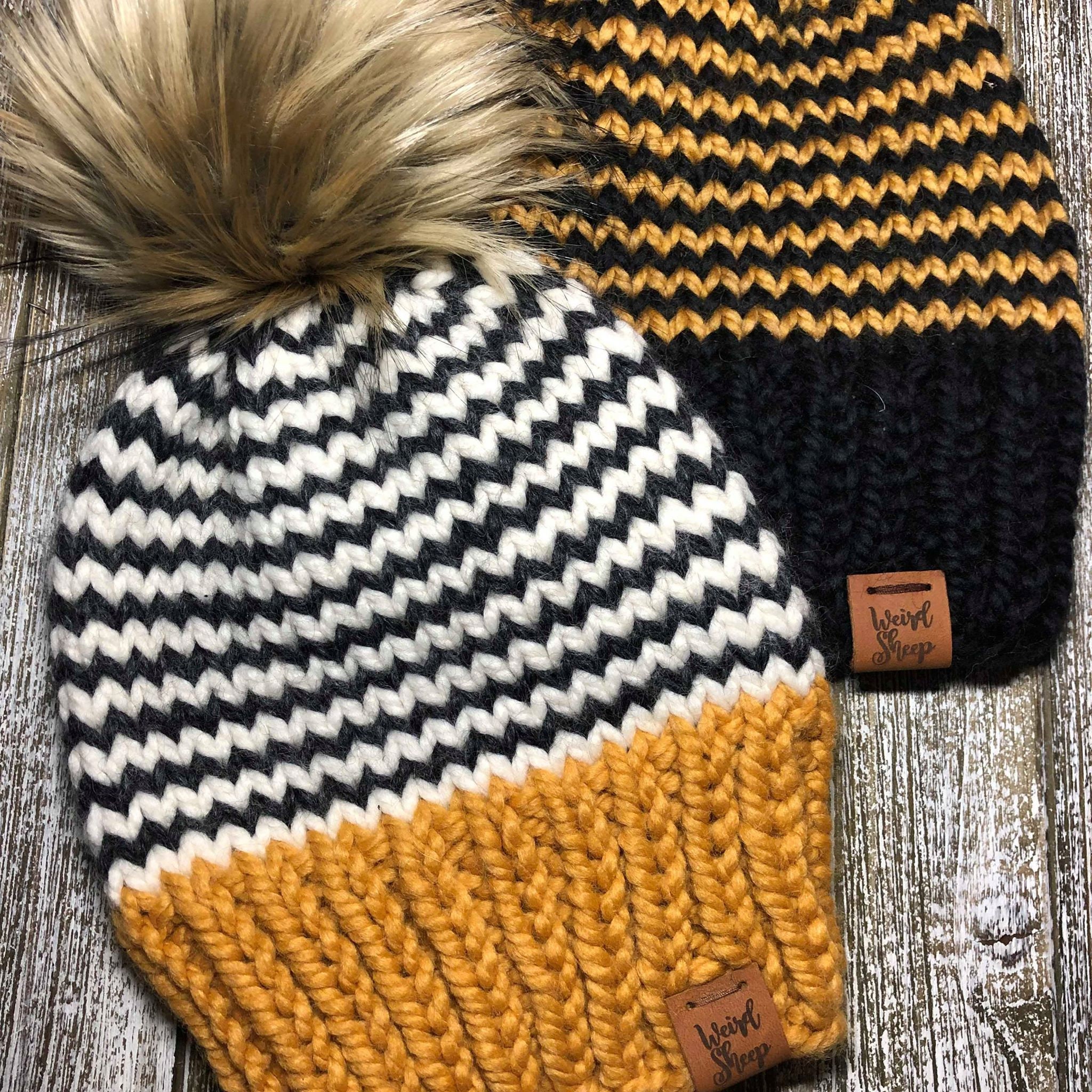 super bulky knitted hat pattern
