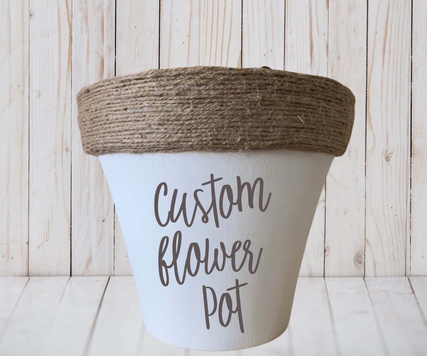 6 Custom/personalized Flower Pot Create Your Own Etsy