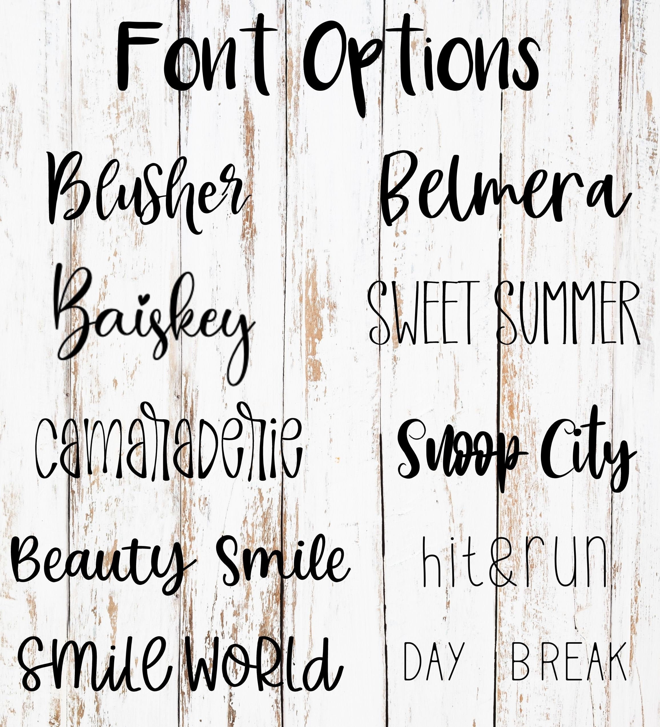 Custom Baby/Infant Onesie 25 Color Fonts To Choose From Etsy