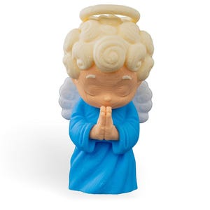 Nativity figure of the Holy Family, Holy Angel, birth of Jesus, Holy Family. Christmas figures, figure of the Holy Angel.
