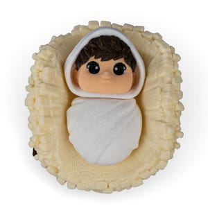 Figure of the baby Jesus from the Holy Family, baby Jesus, birth of Jesus, Holy Family. Christmas figures, figure of the baby Jesus.