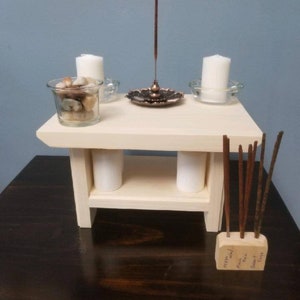 Mini Meditation Kit,Mediation Starter Kit,Mediation Altar,Alter shelf,Meditation table,Travel mediation altar,Shrine