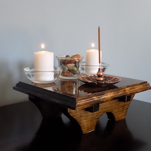 Mini Meditation Kit,Mediation Starter Kit,Mediation Altar,Alter shelf,Meditation table,Travel mediation altar,Shrine image 1