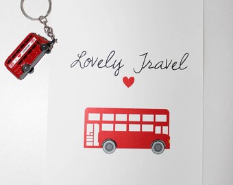 Affiche A5 "Lovely Travel" Angleterre