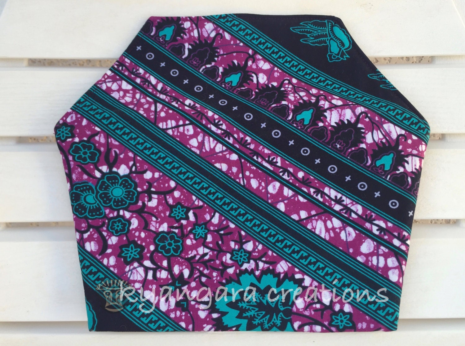 Dark Purple Tebea Clutch