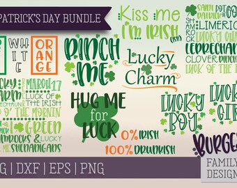 St Patrick's Day Bundle svg dxf eps png